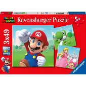 Ravensburger puzzel Super Mario - 3x49 stukjes - kinderpuzzel