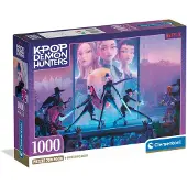 Clementoni K-POP DEMON HUNTERS (COMPACT BOX 1000 STUKJES)