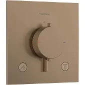 Hansgrohe Thermostat UP Ecostat Comfort E, complete set voor 2 verbruikers, voldoet aan de BBR-norm, 1 stuk.