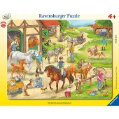 Ravensburger puzzel speelgoed - paarden boerderij legpuzzel 40 stukjes.