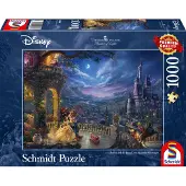 Schmidt Thomas Kinkade, Disney, De Schoonheid en het Beest, Dans in het maanlicht, puzzel van 1000 stukjes