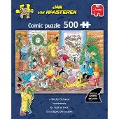 Jumbo puzzel 500 stukjes kerst puzzel JvH Kerstkriebels.