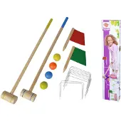 Eichhorn Outdoor Houten Croquet Spel 18dlg.