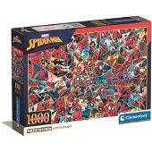 Clementoni - Puzzel - Marvel Spiderman - 1000 stukjes - Impossible - vanaf 14 jaar