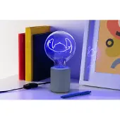 Paladone Stitch led-neonlamp in gloeilampvorm - 12,5 x 24 cm, meerkleurig