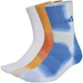 Adidas Sportsokken 'Tie-Dye 3 Pairs' blauw / oranje / kreeft / wit