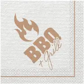 Amscan Riethmuller - Servetten BBQ Grill 33 cm - 20 stuks