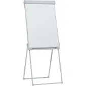 Franken Flipchart PRO Deluxe Standaard FC84, vierpootstandaard, in hoogte verstelbaar, magnetisch, 2 zijarmen, dienblad, bord 670 x 950 mm