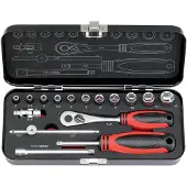 Format Dopsleutelset 1/4" 16-delig
