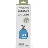 Joseph Joseph Vuilniszakken met trekband 24-36 liter | 20 stuks | Zwart | Eco