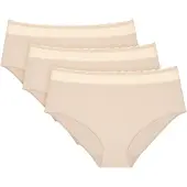 Triumph 3P Feel Of Modal Midi Crème modaal X-Small Dames