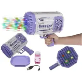 Out of the blue Bubble Gun Bazooka - Elektrisch Bellenblaaspistool met LED-verlichting
