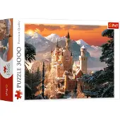 Trefl Neuschwanstein Kasteel Bavaria in de winter - 3000 stukjes