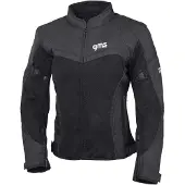 GMS Tara Mesh Dames Zwarte Textiele Motorjas Maat XL