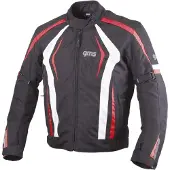 GMS Pace, textieljas ,Zwart/Rood/Wit ,XS