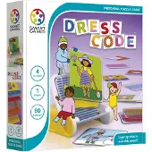 SmartGames Dress Code - Educatief Logisch Puzzelspel - 80 Uitdagende Opdrachten - Vormen- en Kleurenspel voor Kleuters - Vanaf 4 Jaar
