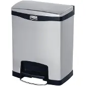 Rubbermaid RVS Pedaalemmer Breed | 30 L