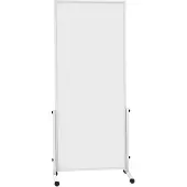 MAUL Verrijdbaar whiteboard easy2move MAULsolid - staalplaat met kunststof coating - B 1000 x H 1800 mm - wit gecoat