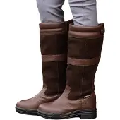 Brogini Hollingworth Leder Laarzen met Ritssluiting voor Volwassenen (Bruin)