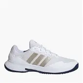Adidas Heren gamecourt 2 tennisschoenen - Wolkwit/Cyber Metallic/Donkerblauw