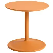 Muuto Soft Side Tafel Orange Laminate|Orange | Ø 41 H: 40 CM | Ø 16.1in H: 15.7in