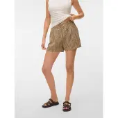 Vero Moda Bandplooibroek 'VMRosie' brokaat / zwart
