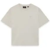 Lyle & Scott jongens zwaargewicht relaxed T-shirt - wit