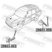 FEBEST 29603-003 Sensor, lichtstraalregeling