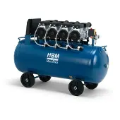 HBM stille compressor, 4PK, 200 liter