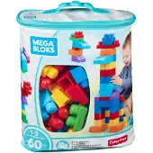 Mega Bloks Grote bouwtas - 60 blokken - Classic bouwstenen voor 1+ jaar