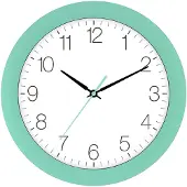 Eurotime Tijdsein gestuurde wandklok, licht groen