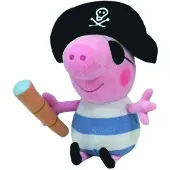 Pipsa Possu TY COCHON PIRATE EN PELUCHE PIRATE GEORGE