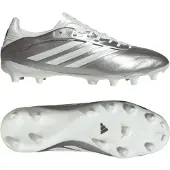 Adidas Copa Pure IV League Gras Voetbalschoenen (FG) Zilver Wit Donkergrijs