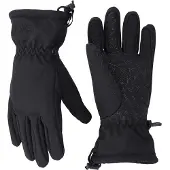 CMP - Kid's Softshell Gloves - Handschoenen 4,5, zwart
