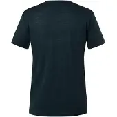 Super.natural - Sierra 140 V Neck - T-shirt XXL, zwart/blauw