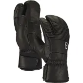 Ortovox - Full Leather 3 Finger Glove - Handschoenen M, zwart