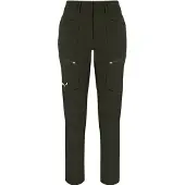 Salewa Broek Women Puez Durastretch Cargo Dark Olive-S