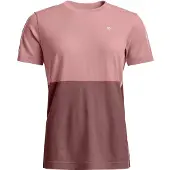 Ortovox - Women's 185 Rock'N'Wool Short Sleeve - Merino-ondergoed M, roze