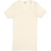 Engel - Women's Unterhemd S/S - Merino-ondergoed 42/44, wit/grijs