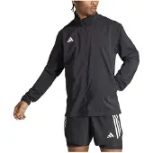 Adidas Sportjas 'ADIZERO' limoen / zwart