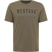 Mustang Shirt 'Austin' lichtbruin / zwart