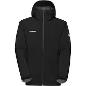 Mammut - Linard Light Hardshell Hooded Jacket - Regenjas M, zwart