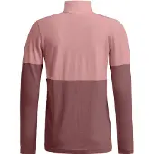 Ortovox - Women's 185 Rock'N'Wool Zip Neck - Merino-ondergoed M, roze