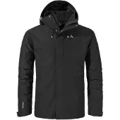 Schöffel Outdoorjas 'Okere' zwart / wit