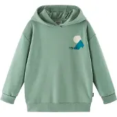 Reima Sweatshirt ' Huppis ' beige / blauw / lichtgroen