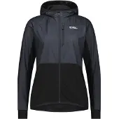 Mons Royale - Women's Diversion Merino Wind Jacket - Fietsjack S, zwart
