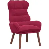 vidaXL Fauteuil Wijnrood 69 x 74 x 93 cm Fluweel