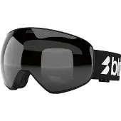 Bliz - Skibrillen - Floz Matte Black Brown Silver Mirror voor Unisex van Siliconen - Zwart