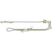Trixie HONDENRIEM SOFT ROPE VERSTELBAAR GRIJS / LICHTGRIJS 200X0.6 CM
