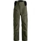 Ortovox - Skibroeken - Ravine Plus 3L Pants M Dark Wild Herbs voor Heren van Wol - Maat M - Kaki